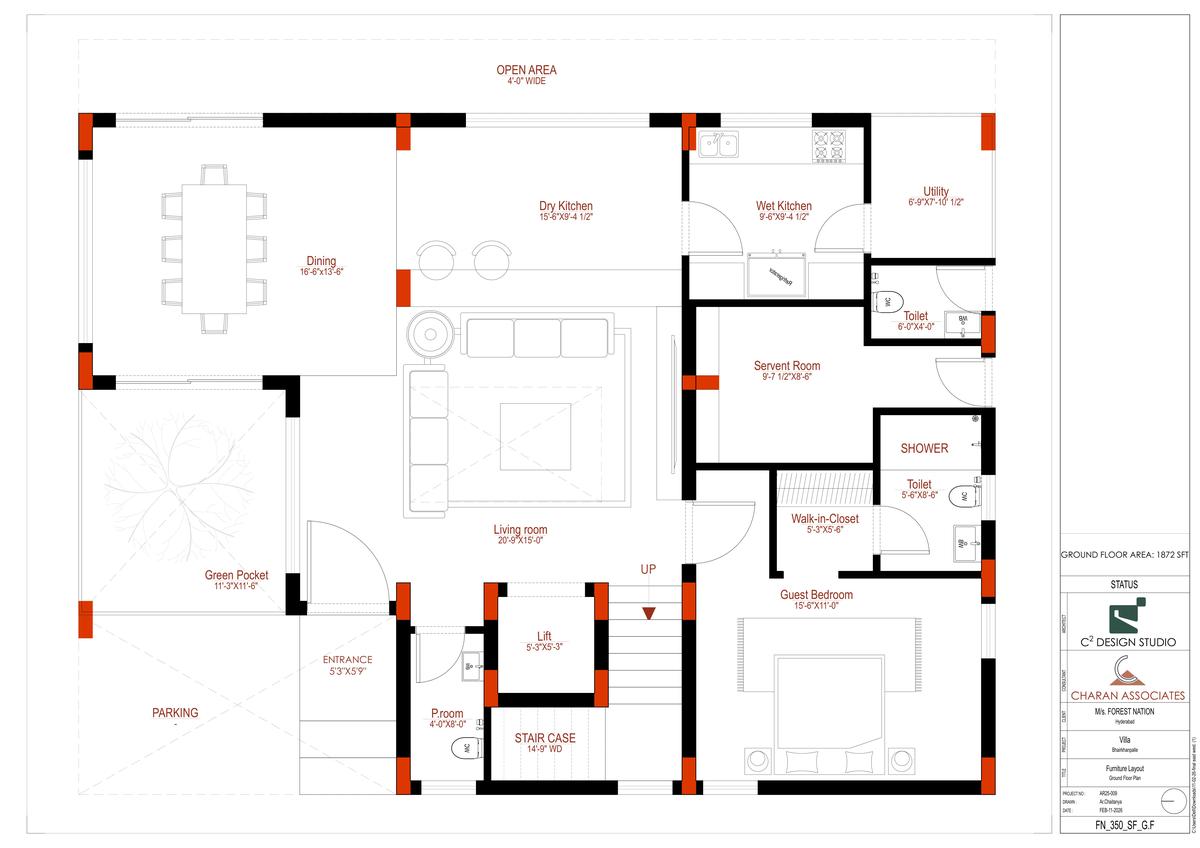 West Ground Floor Plan