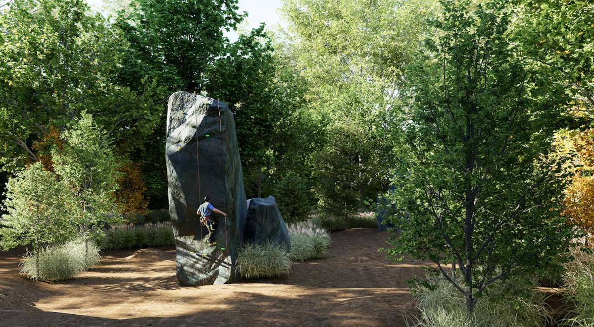 Madhuvanam rock climbing