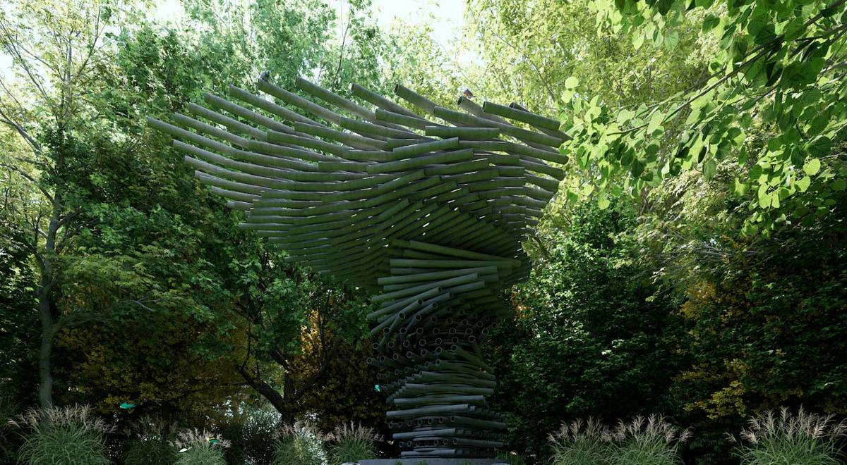 Khandav Vanam bamboo canopy