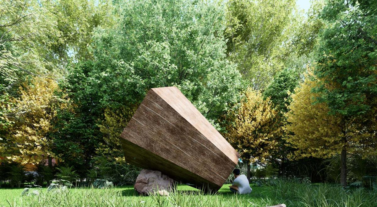 Khandav Vanam meditation space